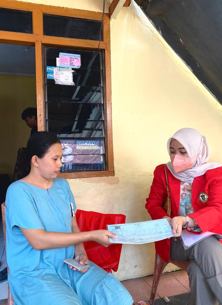 Kunjungan Pertama Ibu Fina Safitri
